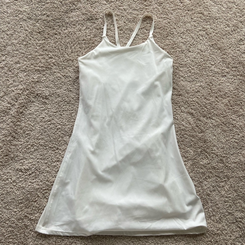 White exercise dress